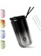 450ml Travel Coffee Mug - Double Wall Insulated Stainless Steel - Reusable Leak-Proof Thermal Tumbler - Two Ways to Drink - Perfect for Commuting, Office &amp; Traveling