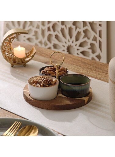 Box Eden 3-Piece Serving Set for Entertaining