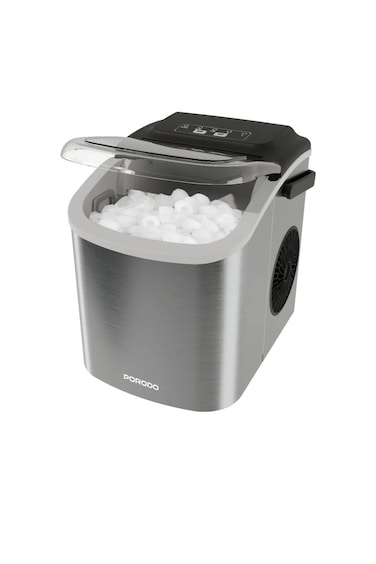 Lifestyle Instant Bullet Ice Maker 12kg/24H Stainless Steel UK Plug