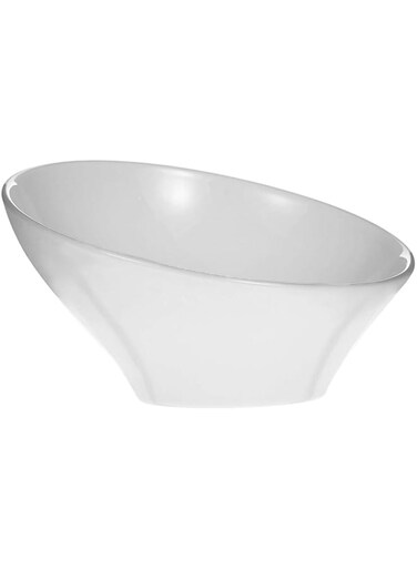 Harmony 3 inch Slanted Bowl,White