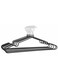 DAY 5&acirc;&euro;&lsquo;Pack 40&acirc;&euro;&macr;cm Extra-Strong Metal Wire Shirt Hangers &acirc;&euro;&ldquo; 70 grm Rubber&acirc;&euro;&lsquo;Coated, Non&acirc;&euro;&lsquo;Slip, Heavy&acirc;&euro;&lsquo;Duty, Space&acirc;&euro;&lsquo;Saving (Black)