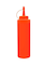 Plastic Squeezer Dispenser Orange