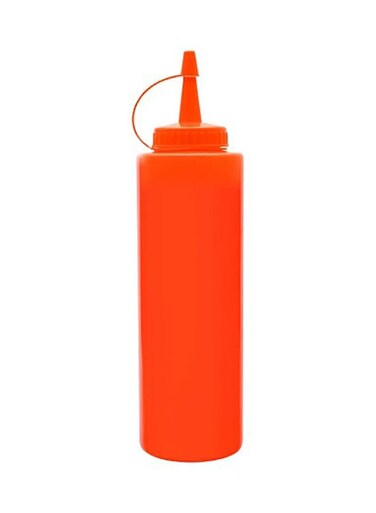 Plastic Squeezer Dispenser Orange