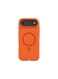 Mobcos iPhone 17 Air Orange Elite Ring Premium Silicone MagSafe Case for iPhone   Silky Soft Touch   Military-Grade Shockproof Protection   Strong Magnetic Compatibility   Luxury Slim Cover
