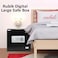 Rubik Safe Box, Digital Lock with Key, Large Capacity, Suiteable for Home Office, Protects Cash Money Documents (RB-35EGX, 35x38x30cm) Black