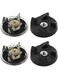Khazna 2 Pair Blender Replacement Part Base Gear and Blade Gear, for Magic Bullet Blender MB1001 250W (Black)