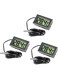 BUYMORE Beautiful Useful Youthful 3 Pack Digital LCD Thermometer Temperature Monitor with External Probe for Fridge Freezer Refrigerator (3 Pack)