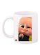 Boss Baby Printed Coffee Mug White/Black/Beige