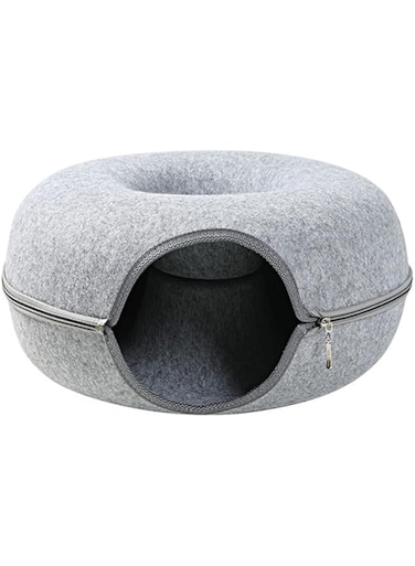 Limilk Cat Tunnel Bed, Cat Bed, Pop Up bed, Cat Toys, felt cat bed