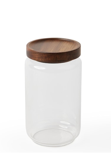 Prickly Pear Cynthia Sealed Glass Storage Jar, 700ml - Durable Kitchen Container