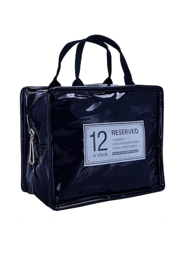 iSuperb Men and Women Insulated Thermal Cooler Tote Zipper Storage Bag (Dark Blue)