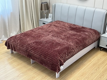STARGOLD Single Ply Premium Cloudy Blanket Made by 100% Polyester SPUN YARN Obtained From Virgin Polyester 220X240CM 10LBS