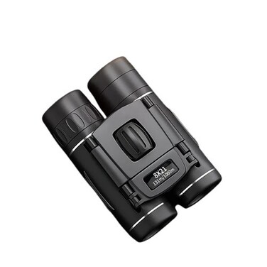 National Geographic GEO 8X21 Sub-Compact Roof Prism Binocular, 8x Magnification, 21mm Objective Lens, Fully Coated, Black Body, Lightweight and Compact Design
