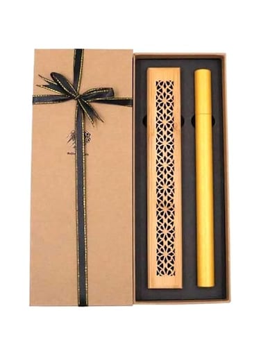 Cambodian Oud Bakhoor Incense Sticks Aromatherapy Diffuser with Incense Burner Gift Box, Bakhoor BoSidin - A18