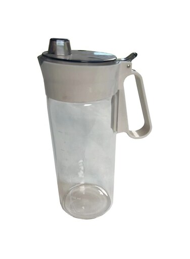 Kitchen Cooking Vinegar Pot Set Automatic Opening Glass Olive Oil Bottle With Handle