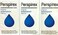 PERSPIREX THREE PACKS of Underarm Roll-On Antiperspirant