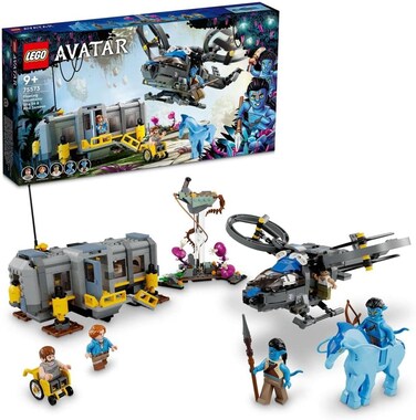 Lego Avatar Floating Mountains: Site 26 and Rda Samson 75573 Building Blocks Toy Set; Toys For Boys, Girls, and Kids (887 Pieces)