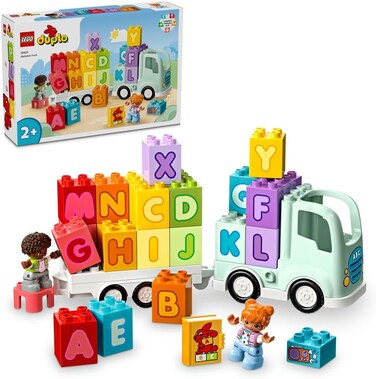 Lego Duplo Town Alphabet Truck Toy For Toddlers, Boys &amp; Girls Aged 2 Plus, Abc Learning Vehicle Construction Toys Set, Ramadan Gift For Boy and Girl, 10421