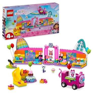 LEGO 4+ Gabby&rsquo;s Dollhouse Gabby&rsquo;s Party Room Playset 10797 Building Toy Set (252 Pieces)