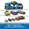 Lego City Car Transporter Truck with Sports Cars, 4 Vehicle Toy Set For 7 Plus Year Old Kids, Boys &amp; Girls, with Trailer and 4 Minifigures For Imaginative Play, Creative Gift Idea 60408