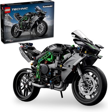 Lego Technic Kawasaki Ninja H2Rmotorcycle 42170 Building Blocks Toy Car Set Toys For Boys, Girls, And Kids (643 Pcs)