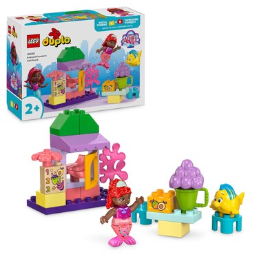 LEGO DUPLO Disney Ariel And Flounder&rsquo;s Caf&eacute; Stand 10420 Building Toy Set (22 Pieces)