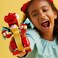 Lego Creator 3In1 Red Dragon Toy To Fish Figure To Phoenix Bird Model, Animal Figures Set, Gifts For 6 Plus Year Old Boys, Girls and Kids 31145