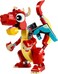 Lego Creator 3In1 Red Dragon Toy To Fish Figure To Phoenix Bird Model, Animal Figures Set, Gifts For 6 Plus Year Old Boys, Girls and Kids 31145