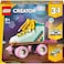 Lego Creator 3In1 Retro Roller Skate To Mini Skateboard Toy To Boom Box Radio, Set For 8 Plus Year Old Girls, Boys &amp; Kids, Great Desk Decoration Or Bedroom Accessories, Gifts For Music Lovers 31148