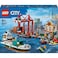 Lego City Seaside Harbour with Cargo Ship Set, Educational Port Building Toy For Kids, Boys and Girls Aged 8 and Over, Model Container Crane and Boat with 8 Minifigures, Birthday Gift Idea 60422
