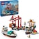Lego City Seaside Harbour with Cargo Ship Set, Educational Port Building Toy For Kids, Boys and Girls Aged 8 and Over, Model Container Crane and Boat with 8 Minifigures, Birthday Gift Idea 60422