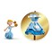 Lego Disney Princess Cinderella's Dress - Building Toy For 9+ Year Old Girls &amp; Boys - Incl. A Customisable Opening Stand, Cinderella Mini-Doll and A Gus Animal Figure - Creative Set - 43266