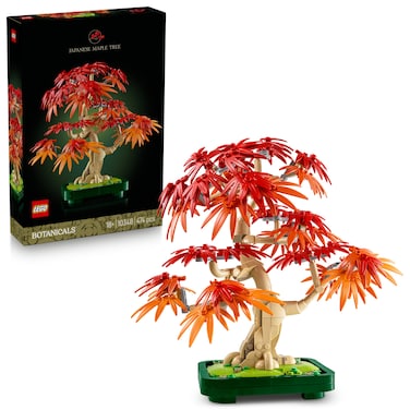 LEGO Botanicals Japanese Red Maple Bonsai Tree 10348 Building Set (474 Pieces)