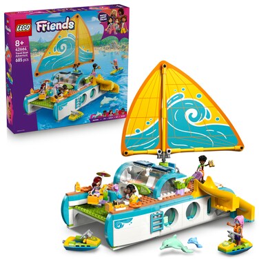 LEGO Friends Travel Boat Adventure 42664 Building Set (685 Pieces)