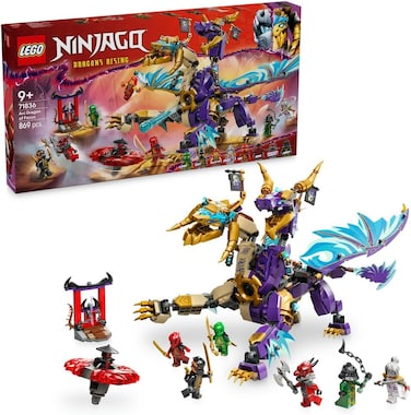 Lego Ninjago ARC Dragon Of Focus Toy with 8 Minifigures and A Spinjitzu Spinner - Interactive Ninja Playset For 9+ Year Old Boys &amp; Girls - Birthday Gift For Dragons Rising Fans - 71836