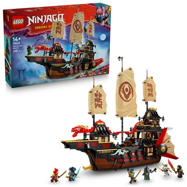 LEGO NINJAGO The Temple Bounty Ship 71848 Building Set (2387 Pieces)