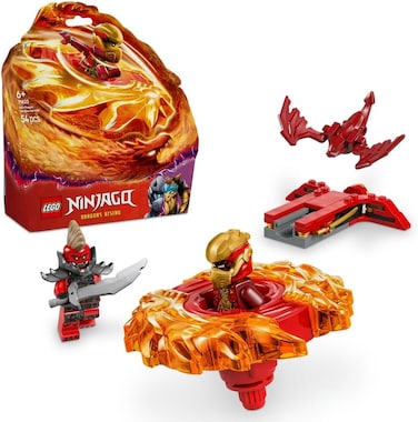 Lego Ninjago Kai&rsquo;S Dragon Spinjitzu Spinner with 2 Minifigures &amp; Flying Elements - Ninja Building Toy For 6+ Year Old Boys &amp; Girls - Small Gift Idea - 71823