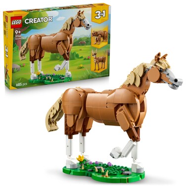 LEGO Creator 3in1 Beautiful Horse 31166 Toy Building Set