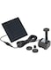 Morelian Solar Powered Water Pump Solar Fountain Water Pump, black