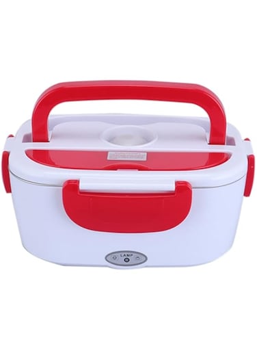 Dubai Gallery Portable Electric Lunch Box 24011 Red/White