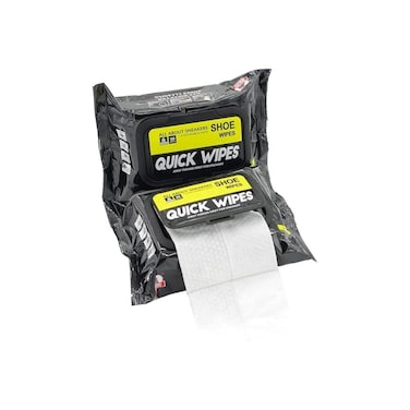 90 Natural Shoe Cleaner Wipes &ndash; 3 Packs of 30, Portable &amp; Disposable for Dirt &amp; Stain Removal
