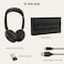 Jabra Evolve2 65 Flex Link 390a MS Stereo Wireless Bluetooth Headset with Hybrid ANC and ClearVoice Technology &ndash; Black