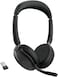 Jabra Evolve2 65 Flex Link 390a MS Stereo Wireless Bluetooth Headset with Hybrid ANC and ClearVoice Technology &ndash; Black