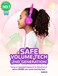 iClever Kids Headphones, LED Light Up Cat Ear, 85dBA Safe Volume, Stereo Sound Toddler Headphones, Foldable 3.5mm Wired Kids Headphone for Tablets School Travel
