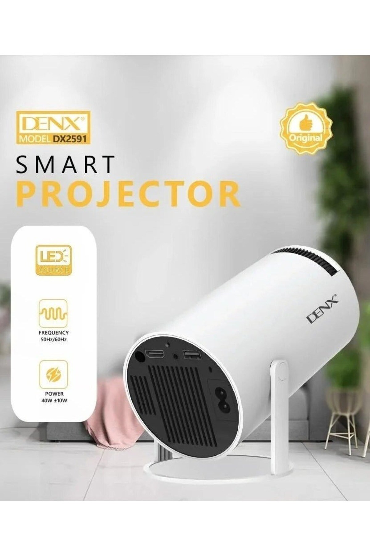 hausberry Hausberry DX2591 Projector 130 inch