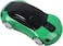 2.4GHz Wireless Car Mouse, 3D Sport Car Shape Ergonomic Optical Gaming Mice with USB Receiver, Racing Car Shape 1600 DPI Computer Mouse with LED Light for PC Laptop Computer (Green)