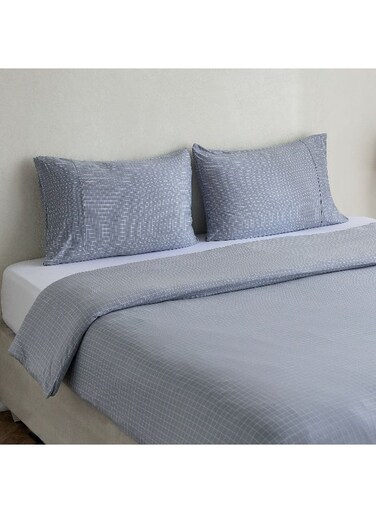 Box Ferum 3-Piece Microfiber Queen King Duvet Cover Set - 220x220 cm