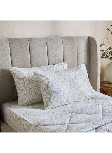 Box Malta-Musa 2-Piece Printed Cotton Pillow Cover Set - 50x75 cm