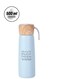 Concept Stainless Steel Thermal Travel Mug With Fox Shape Cover Sky Blue/Brown