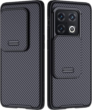 Muzz CamShield Pro Series Cell Phone Case for OnePlus 10 Pro 5G, PC + TPU Hybrid Phone Cover Shell with Slide Camera Cover For OnePlus 10Pro